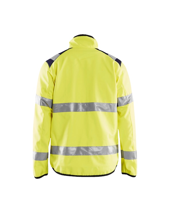 Veste Softshell Haute-visibilité Blakläder 4900 - Coupe-vent, Hydrofuge, Bandes Réfléchissantes, Certifiée EN 471 Classe 2