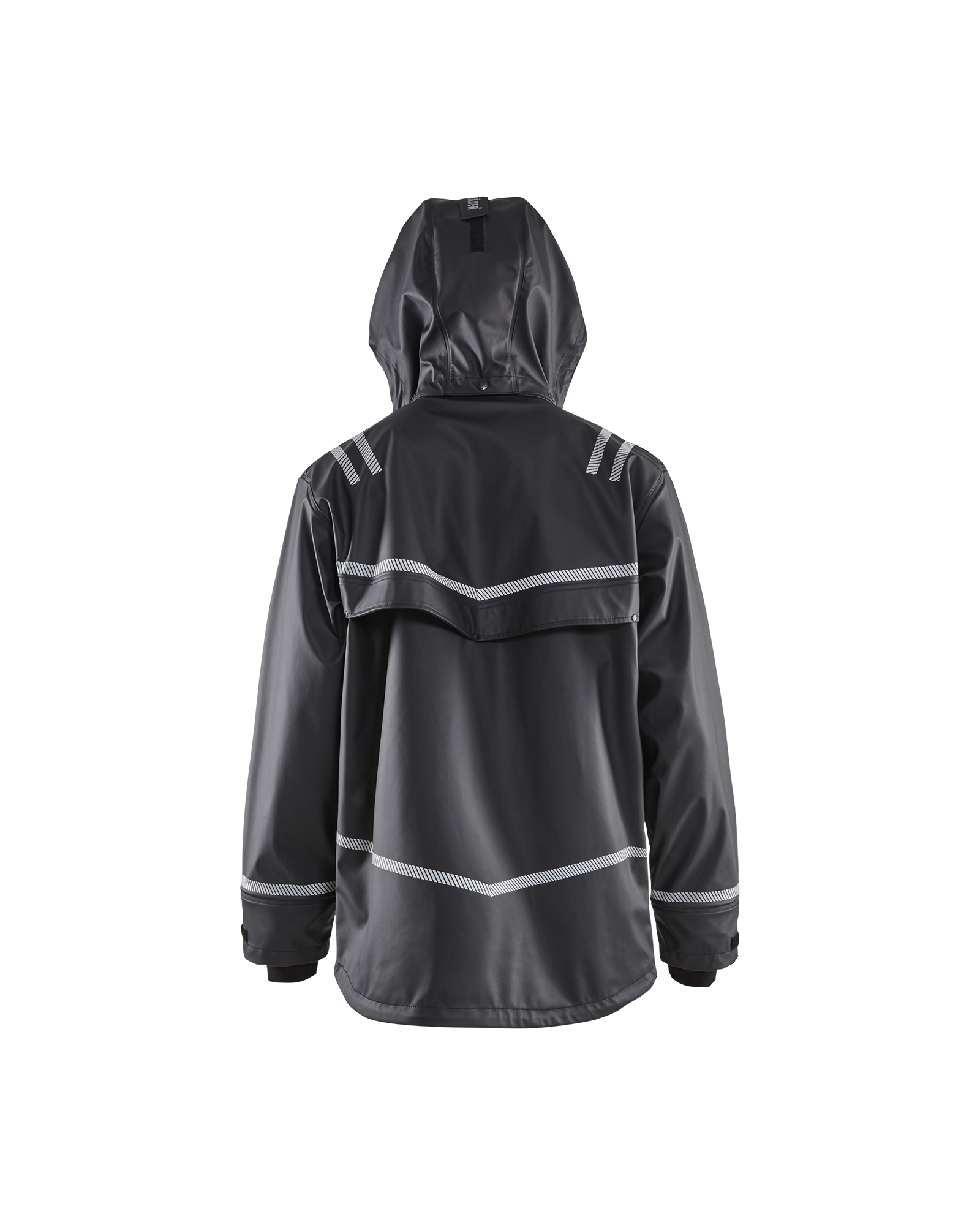 Hooded Rain Jacket with Reflective Details - Blåkläder