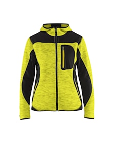 Dame Strikket jakke med softshell