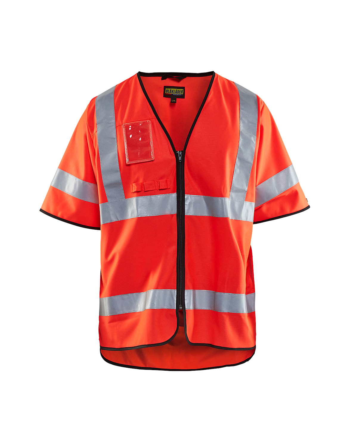 Gilet De Sécurité Filet JZK XL - Orange Fluo, 5 Poches, Pour Travail Et Activités Extérieures