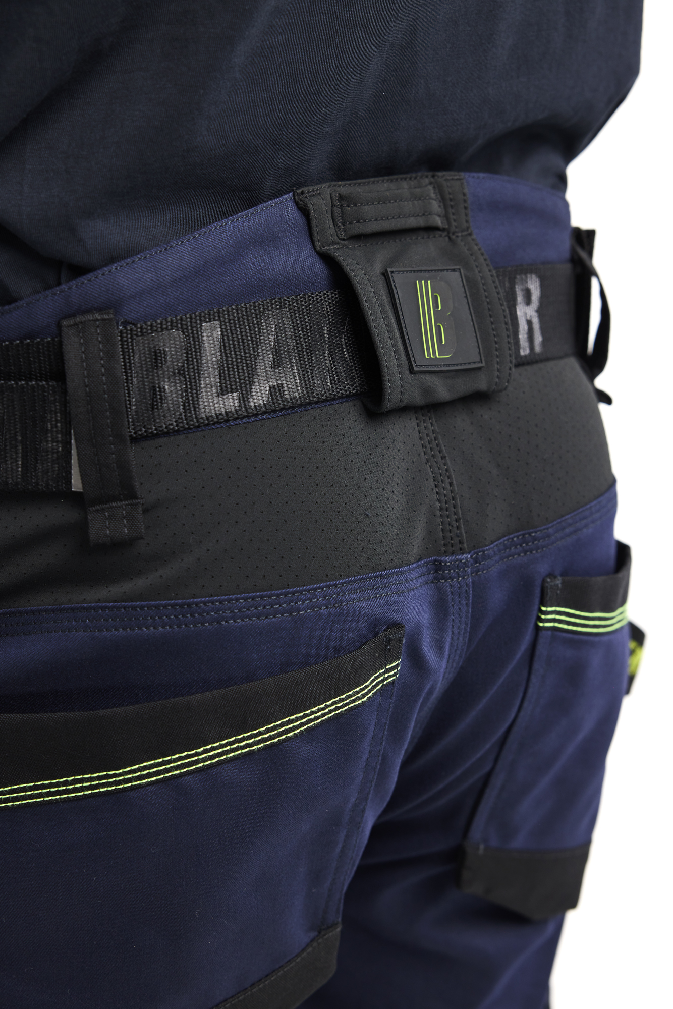 Bleu marine foncé/Jaune fluo