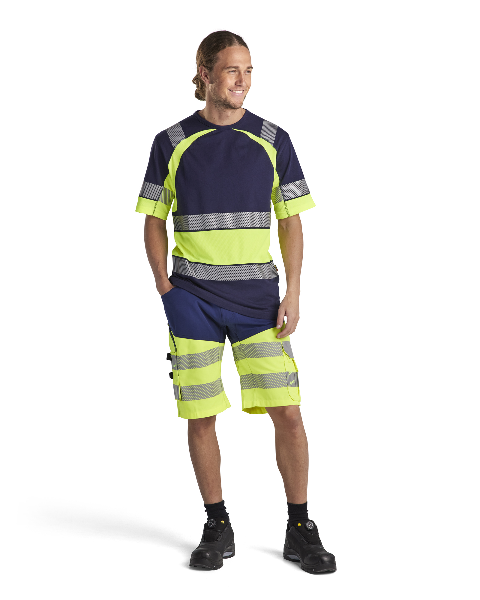 Hi-Vis Shorts Stretch - Blåkläder