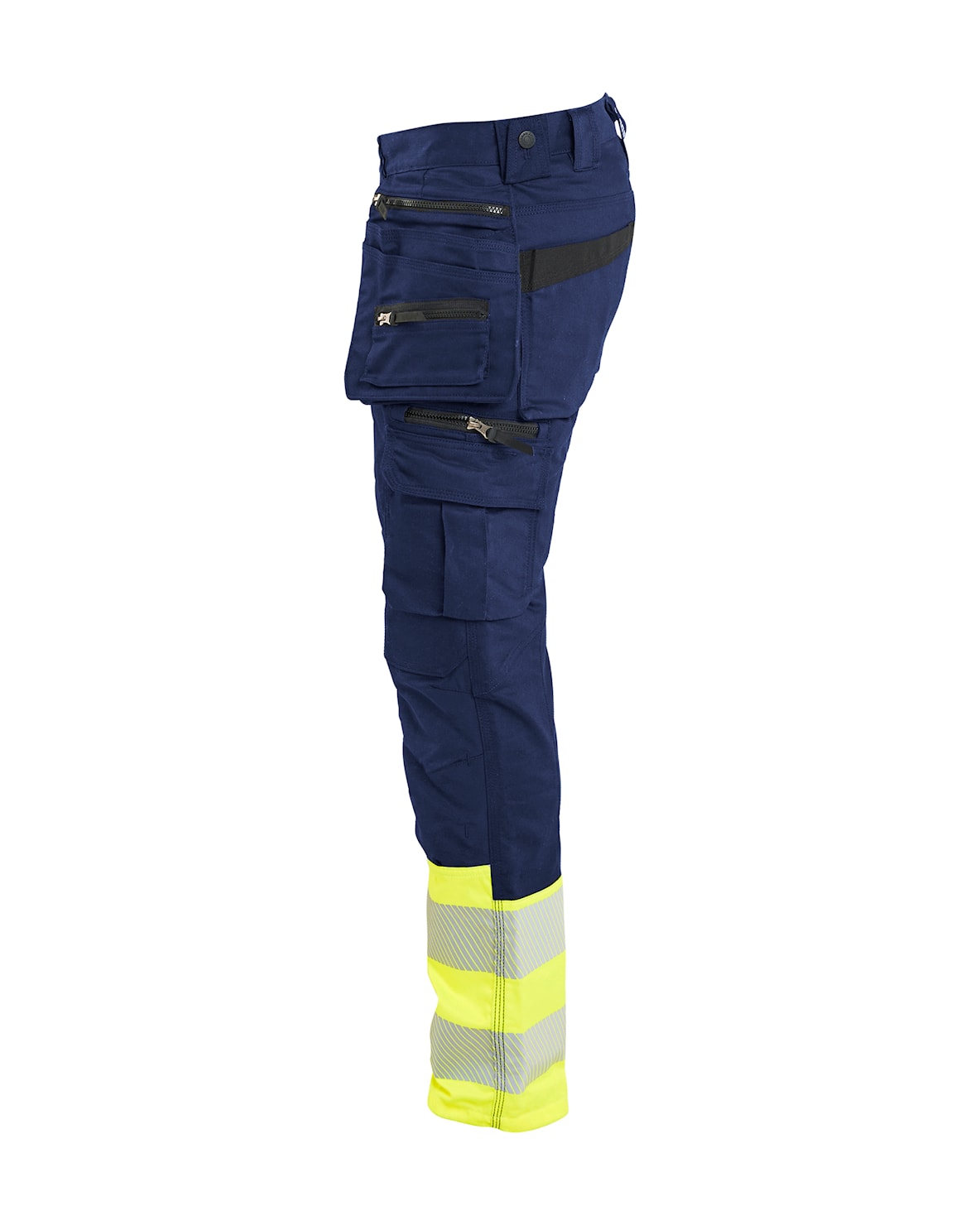 PANTALON TRAVAIL NOVA POCHES GENOUX ROUGE/NOIR LONGUEUR PLUS