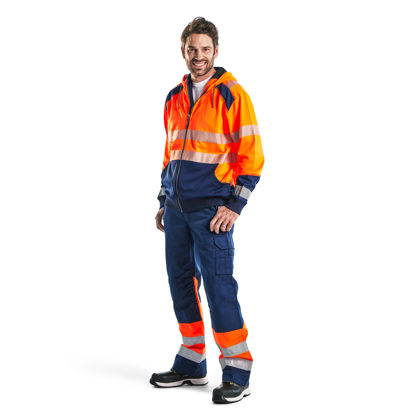 Orange fluo/Marine